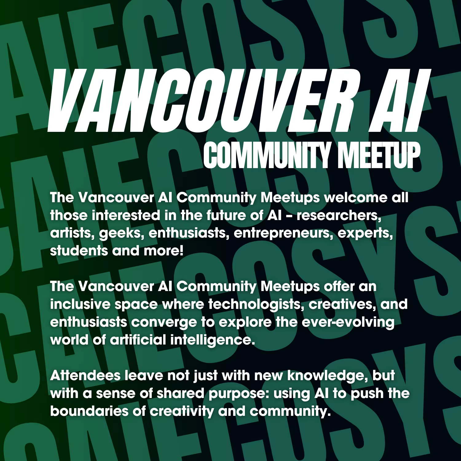 Vancouver AI community description