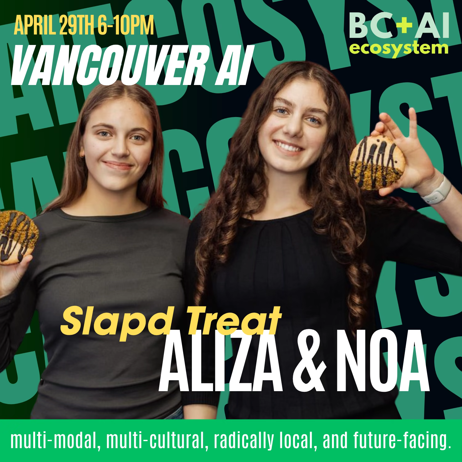 April hosts — Aliza & Noa